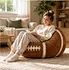 Bean Bag, Bean Bag Chair, Compressed Foam Chair, Lounge Sofa, Foam Fill Chair